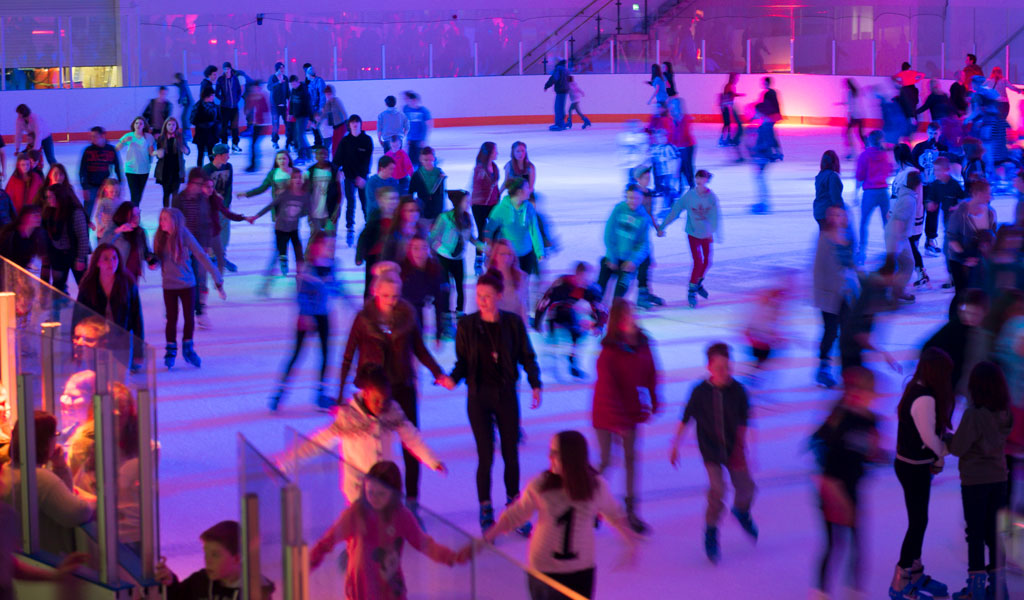 Image of the disco night skating session