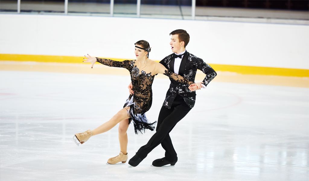 Image of a pair figure skating